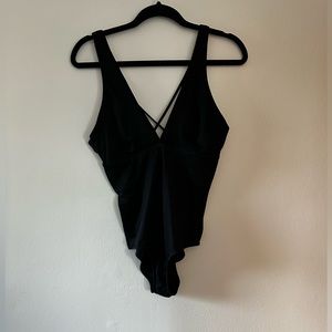 Aerie Black Bodysuit